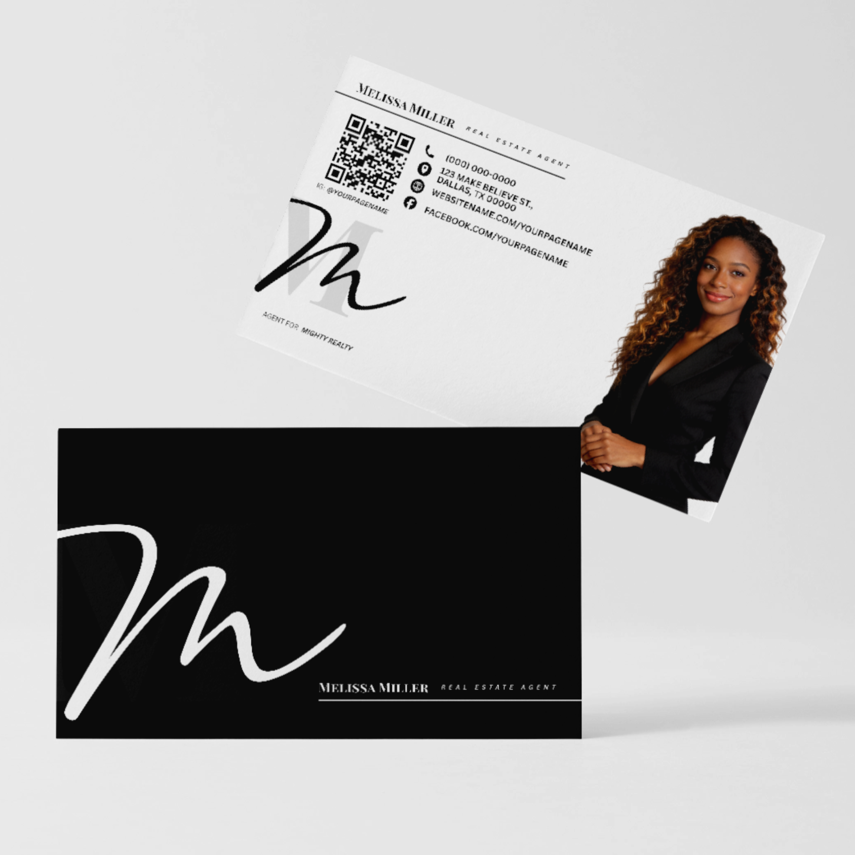 Business Card Template - Easy Edit in Canva - Melissa Miller 52426