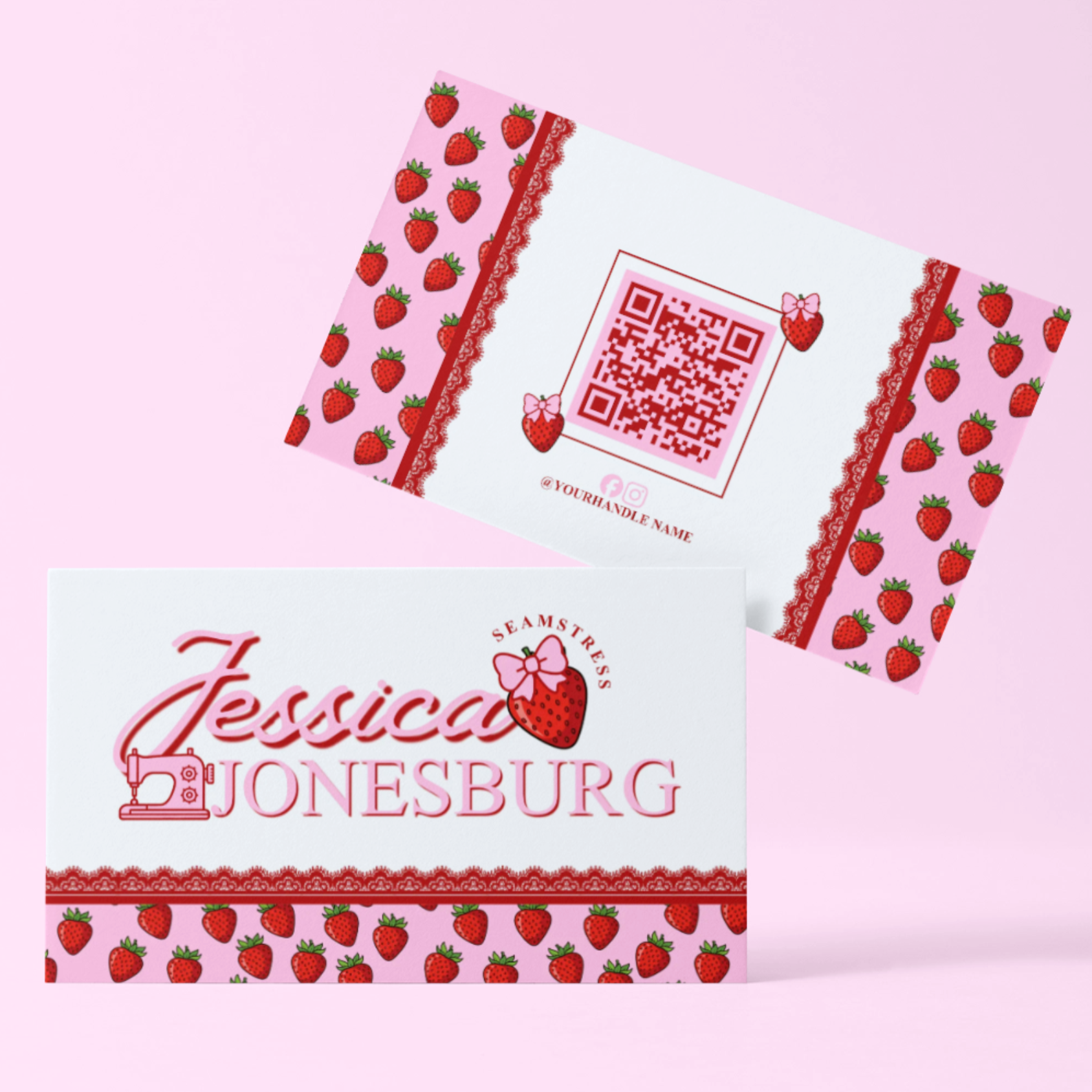 Business Card Template - Easy Edit in Canva - Jessica Jonesburg Theme 41626