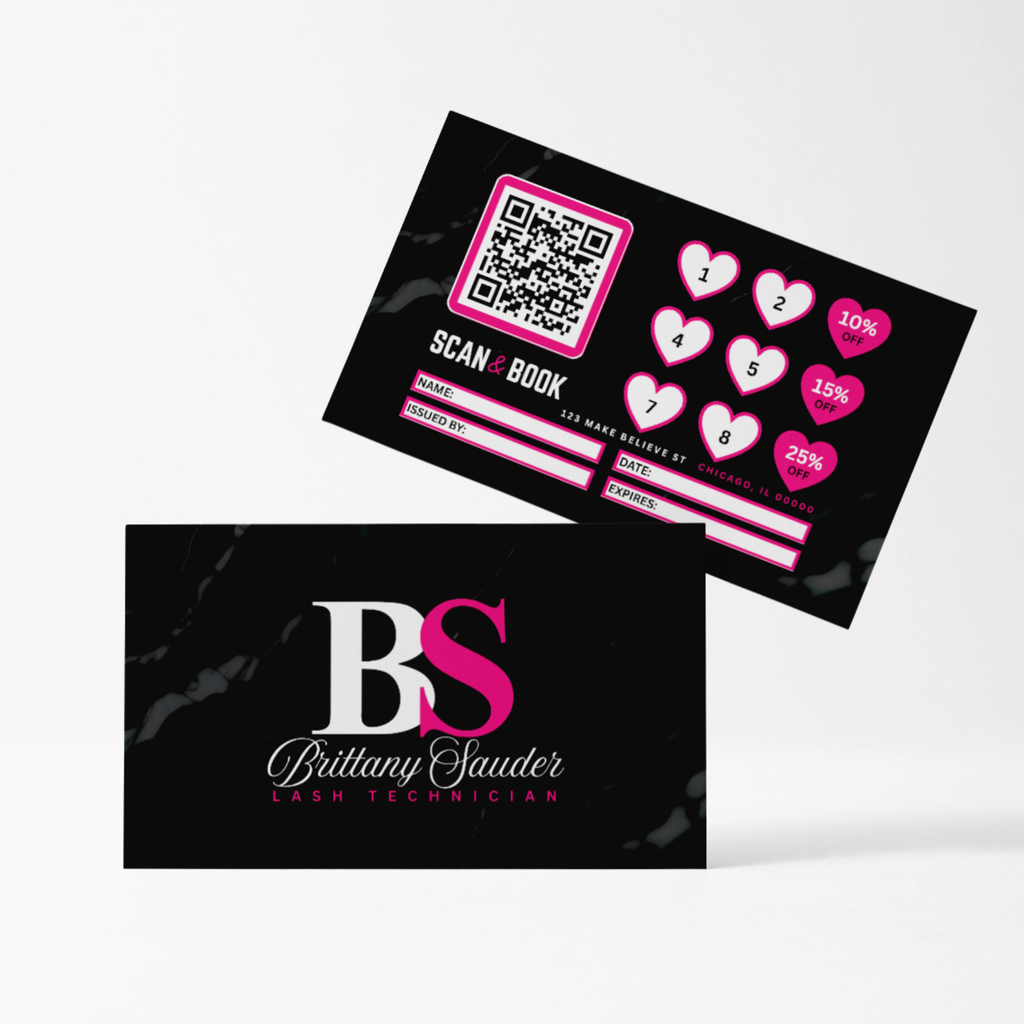Business Card Template - Easy Edit in Canva - Brittany Sauder Theme 41026