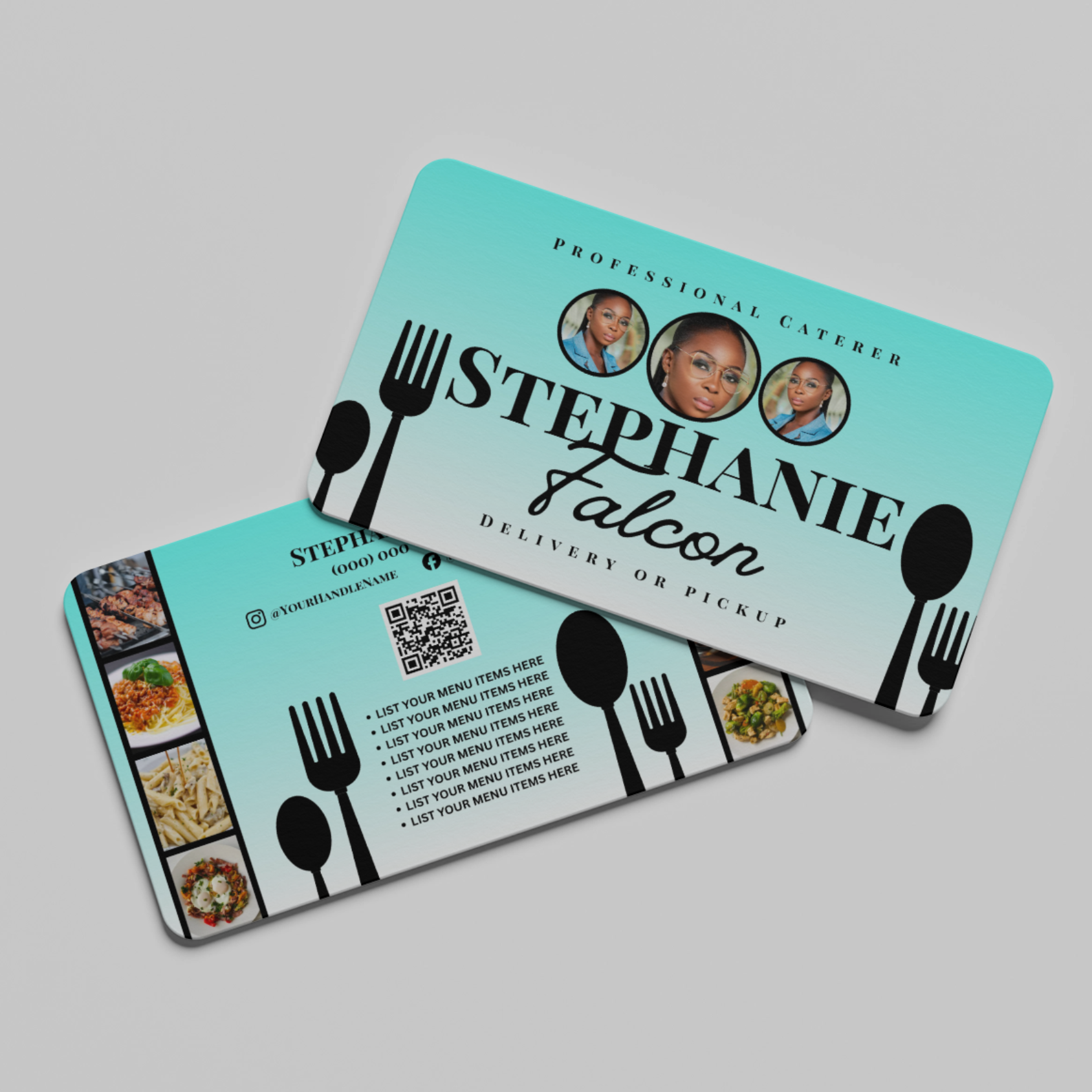 Business Card Template - Easy Edit in Canva - Stephanie Falcon 52426