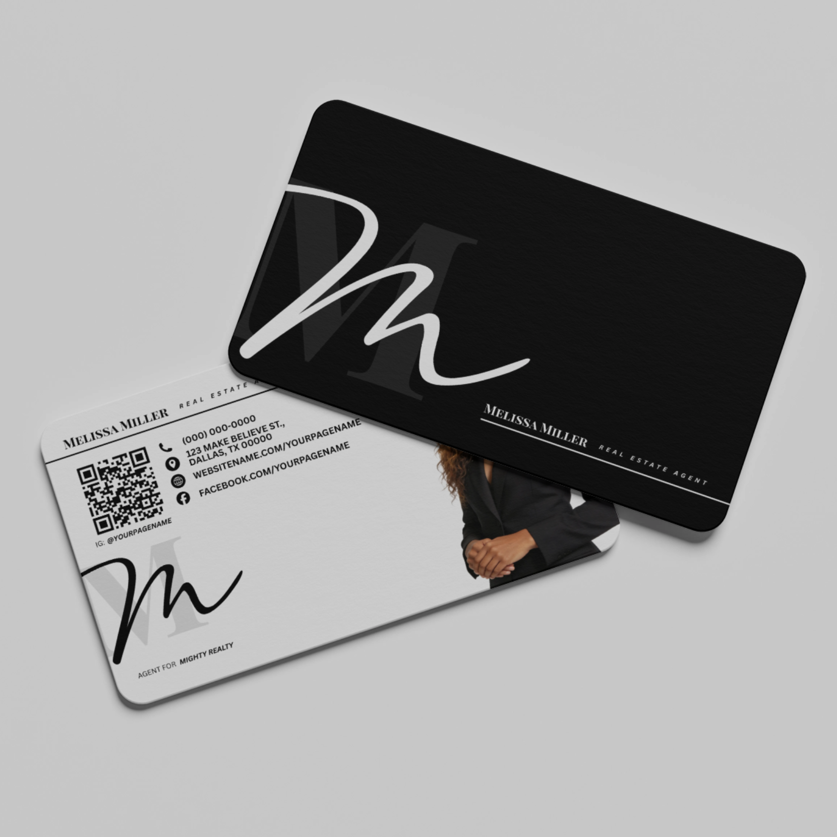 Business Card Template - Easy Edit in Canva - Melissa Miller 52426