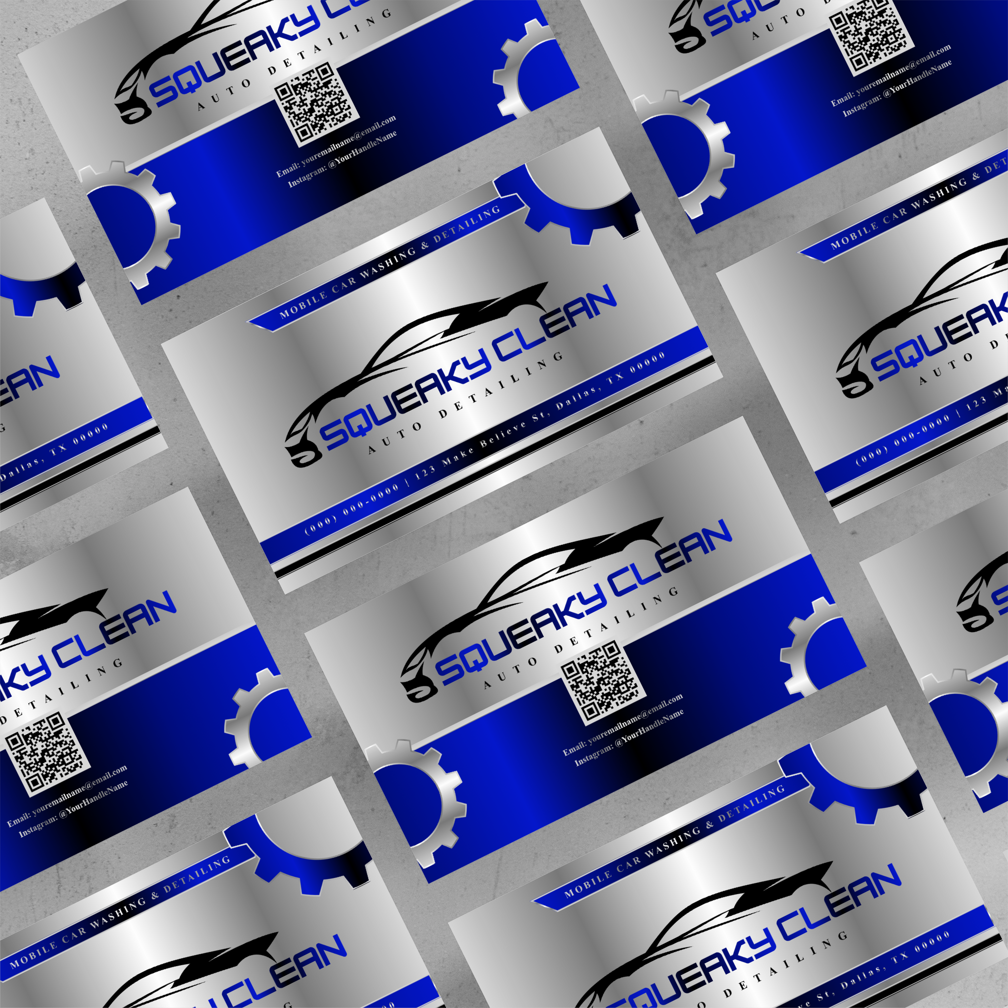 Custom Business Cards - Double Sided Glossy (Round Edge Option)