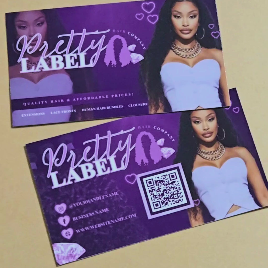 Custom Business Cards - Designed with You in Mind - Double Sided Glossy